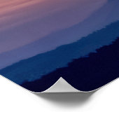 火山の景観旅行発見航海 ポスター (角)