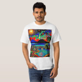 火山の泉 Tシャツ (正面フル)