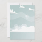 火山の誕生日パーティー招待状 招待状 (裏面)