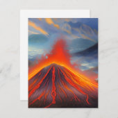 火山はMの時に型枠する地質学的特徴 シーズンカード (正面/裏面)