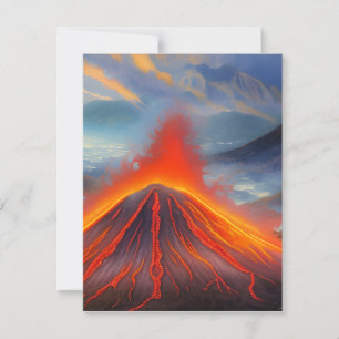 火山はMの時に型枠する地質学的特徴 シーズンカード