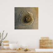 火山オリンパスモンズ火星 ポスター (キッチン)