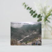 火山クレーターインドネシア ポストカード (スタンド正面)