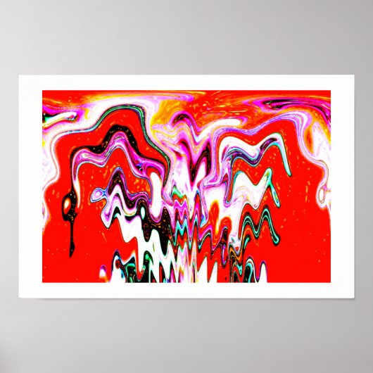 火山スピリットアート ポスター (正面)