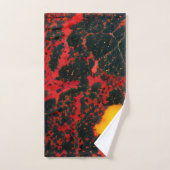 火山パターンバスルーム用タオルセット バスタオルセット (ハンドタオル)