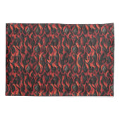 火山マグマ火山パターン 枕カバー (裏面)