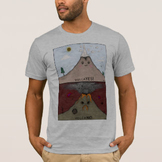 火山ワイシャツ Tシャツ