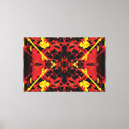 火山中心（ばちゃばちゃ）跳ねる60x40 キャンバスプリント