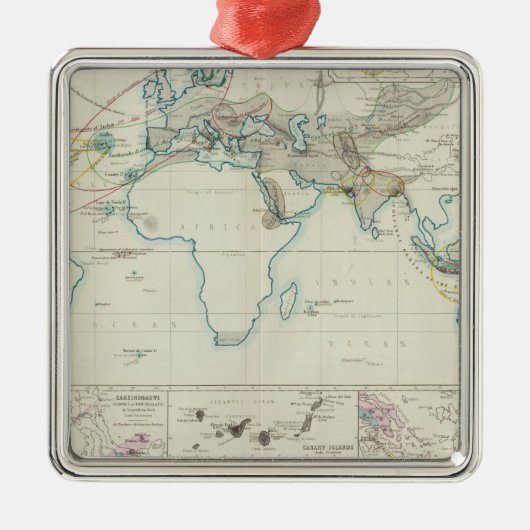 火山作用 メタルオーナメント (正面)