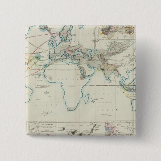 火山作用 缶バッジ (正面)