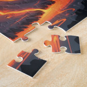 火山噴火の子供たち ジグソーパズル (側面)