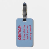 火山噴火アイスランド ラゲッジタグ (裏面縦)