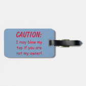 火山噴火アイスランド ラゲッジタグ (裏面横)