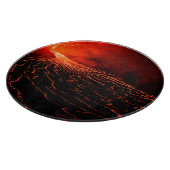 火山噴火 カッティングボード (角)