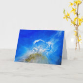 火山噴火 カード (黄色い花)