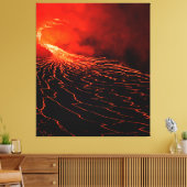 火山噴火 キャンバスプリント (インサイチュ (リビング))