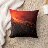 火山噴火 クッション (ブランケット)