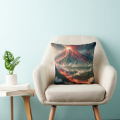 火山噴火 クッション (椅子)