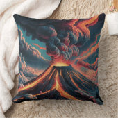 火山噴火 クッション (ブランケット)