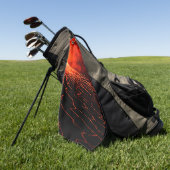 火山噴火 ゴルフタオル (グリーン)