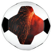 火山噴火 サッカーボール (回転)