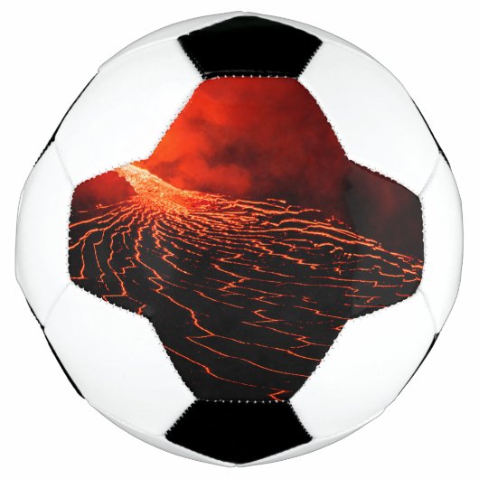 火山噴火 サッカーボール (正面)