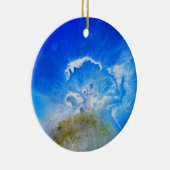 火山噴火 セラミックオーナメント (右)