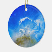 火山噴火 セラミックオーナメント (左)