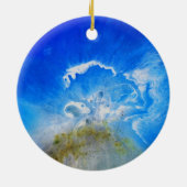 火山噴火 セラミックオーナメント (裏面)