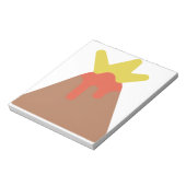 火山噴火 ノートパッド (回転)