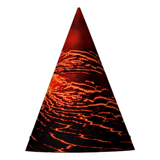 火山噴火 パーティーハット (正面)
