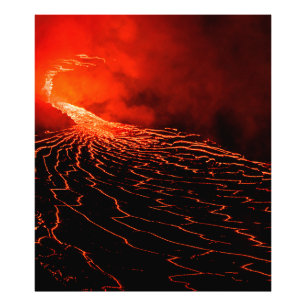 火山噴火 フォトプリント