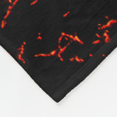 火山噴火 フリースブランケット (角)