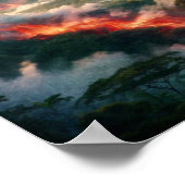 火山噴火 ポスター (角)