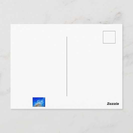 火山噴火 ポストカード (裏面)