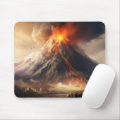 火山噴火 マウスパッド (マウス)