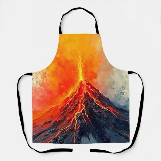 火山噴火:原始の力 エプロン (正面)