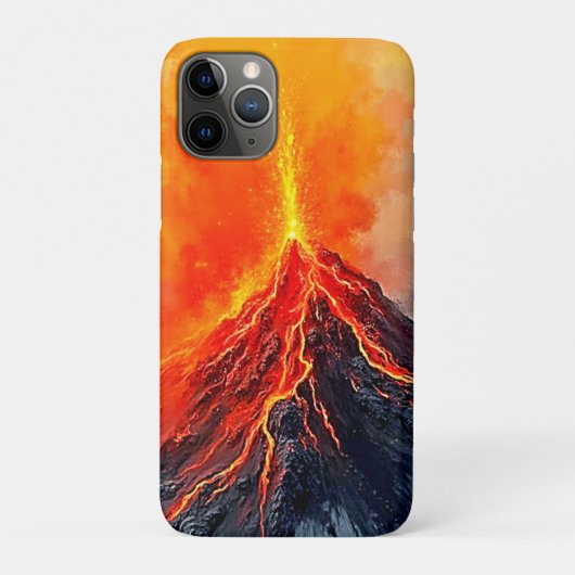 火山噴火：原始の力 Case-Mate iPhoneケース (裏)