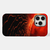 火山噴火 iPhoneケース (裏面横)