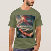 火山噴火 Tシャツ (正面)