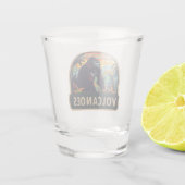 火山国立公園山ゴリラトラベル ショットグラス (裏面)