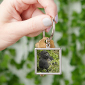 火山国立公園、 マウンテンゴリラ キーホルダー (手)