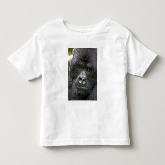 火山国立公園 ルワンダ ゴリラ トドラーTシャツ (正面)