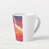 火山地獄の景色の極端な熱気球 カフェラテマグ (右アングル)