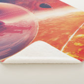 火山地獄の景色の極端な熱気球 シェルパブランケット (3/4)