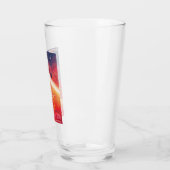 火山地獄の景色の極端な熱気球 タンブラーグラス (左)