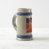 火山地獄の景色の極端な熱気球 ビールジョッキ (正面左)