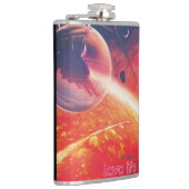 火山地獄の景色の極端な熱気球 フラスク (右)