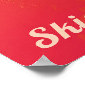 火山地獄の景色の極端な熱気球 ポスター (角)