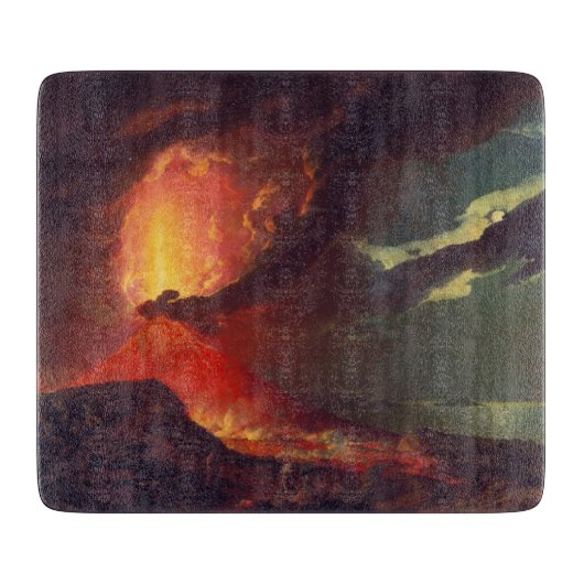 火山山噴火 カッティングボード (正面)